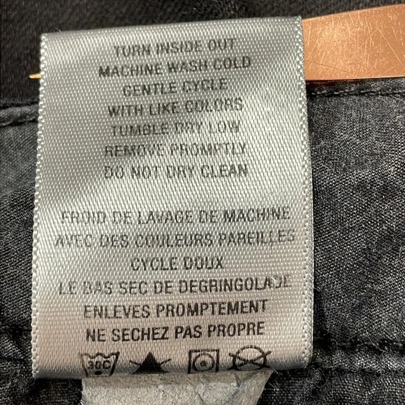 Paige Premium Denim Black High Rise Legging Jeans 26 - Picture 13 of 16